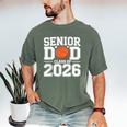 Senior Dad Class Of 2026 Cute Basketball Dad Graduation 2026 Men's Comfort Colors T-Shirt Moss