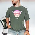 Seniors 2021 For Her Him Retro 21 Graduation Class Men's Comfort Colors T-Shirt Moss