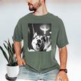 Siberian Husky Alien UFO Taking a Selfie Dog Mom Dad Men's Comfort Colors T-Shirt Moss Siberian Husky Alien UFO Taking a Selfie Dog Mom Dad Men's Comfort Colors T-Shirt Moss