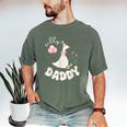 Silly Daddy Silly Goose Dad Birthday Family Matching Party Men's Comfort Colors T-Shirt Moss