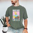 The Simpsons Father's Day Mad Dad Skills Homer Poster Men's Comfort Colors T-Shirt Moss