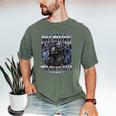 Skeleton No More Mr Nice Guy Meme Men Dad Papa Men's Comfort Colors T-Shirt Moss