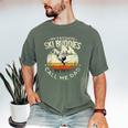 Skier Dad Ski Dad My Favorite Ski Buddies Call Me Dad Ski Men's Comfort Colors T-Shirt Moss