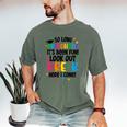 So Long Preschool Pre-K Here I Come Graduation Men's Comfort Colors T-Shirt Moss