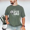 Soccer DAD Football Futbol Parents Goal Men's Comfort Colors T-Shirt Moss