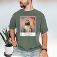 Social Anxiety Not Having A Good Time Socializing Introvert Men's Comfort Colors T-Shirt Moss