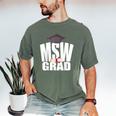Social Work MSW Graduation Masters Degree Worker 2020 Men's Comfort Colors T-Shirt Moss