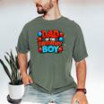 Spider Birthday Party Dad Of The Birthday Boys Spider Webs Men's Comfort Colors T-Shirt Moss