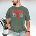 Spider Dad Spidey Birthday Family Matching Kid Daddy Spiders Men's Comfort Colors T-Shirt Moss