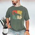 Square Retro German Shepherd Owner Dog Shepard Dad Mom Men's Comfort Colors T-Shirt Moss