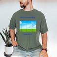 Out Standing In Her Field Graduation Tee Men's Comfort Colors T-Shirt Moss