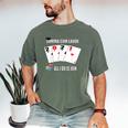 Summa Cum Laude Class Of 2021 Graduate Win Senior Graduation Men's Comfort Colors T-Shirt Moss