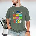 I Survived Kindergarten Graduation 2025 Graduate Boys Girls Men's Comfort Colors T-Shirt Moss