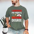 I Survived My Mom's Nursing Degree Graduation Day 2026 Men's Comfort Colors T-Shirt Moss