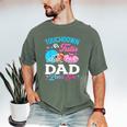 Touchdown Or Tutu Dad Loves You Gender Reveal Family Men's Comfort Colors T-Shirt Moss