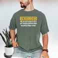 Undecided Collage Student Novelty Graduation Present Men's Comfort Colors T-Shirt Moss