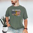 USS Brooke FFG-1 Frigate Veterans Day Son Father Grandpa Dad Men's Comfort Colors T-Shirt Moss