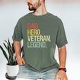 Veteran Dad Men's Comfort Colors T-Shirt Moss