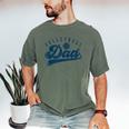 Volleyball Dad Daddy Father's Day Men's Comfort Colors T-Shirt Moss