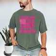 I Wear Pink In Memory Of My Stepdaughter Breast Cancer Men's Comfort Colors T-Shirt Moss I Wear Pink In Memory Of My Stepdaughter Breast Cancer Men's Comfort Colors T-Shirt Moss