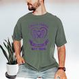 Wear Purple In Memory Of My Son Pancreatic Cancer Awareness Men's Comfort Colors T-Shirt Moss Wear Purple In Memory Of My Son Pancreatic Cancer Awareness Men's Comfort Colors T-Shirt Moss