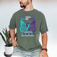 I Wear Teal And Purple In Memory Of My Grandson Men's Comfort Colors T-Shirt Moss I Wear Teal And Purple In Memory Of My Grandson Men's Comfort Colors T-Shirt Moss