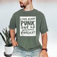 What's More Punk Than The Public Library Book Lover Men's Comfort Colors T-Shirt Moss