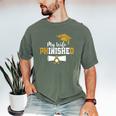 My Wife Phinished PhD Graduation Family Matching Men's Comfort Colors T-Shirt Moss