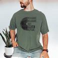 Woodworking Dad Measure Cut Swear Handyman Fathers Day Men's Comfort Colors T-Shirt Moss