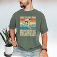 Wrestling Dad Wrestler Wrestling Wrestle Father's Day Men's Comfort Colors T-Shirt Moss