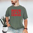 Wrestling Senior Night Wrestling Senior 2025 Graduation 7 Men's Comfort Colors T-Shirt Moss