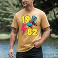 1982 Retro Raised In The 80s Old School Nostalgia Vibes Men's Comfort Colors T-Shirt Mustard