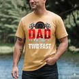 2 Year Old Racing Car Two Fast Birthday 2nd Family Dad Men's Comfort Colors T-Shirt Mustard
