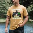 4th Grade Level Complete Gamer 4 Grade Graduation Men's Comfort Colors T-Shirt Mustard