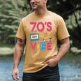 70s Retro Style Roller Skate Cassette Music Nostalgia Men's Comfort Colors T-Shirt Mustard 70s Retro Style Roller Skate Cassette Music Nostalgia Men's Comfort Colors T-Shirt Mustard