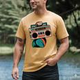 80s 90s Retro Party Costume Nostalgia Boombox Music Hip Hop Men's Comfort Colors T-Shirt Mustard