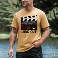 8th Grade Graduation 2026 Graduate Clapperboard Men's Comfort Colors T-Shirt Mustard