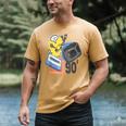 90s Retro Cassette And Walkman Nostalgia Graphic Tee Men's Comfort Colors T-Shirt Mustard