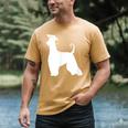 Afghan Hound Graduation Dog Graduate Men Women Kids Men's Comfort Colors T-Shirt Mustard