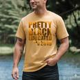 African American Girl Graduation Shirt Senior 2019 Men's Comfort Colors T-Shirt Mustard