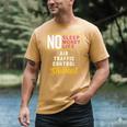 Air Traffic Control Major Student Shirt Graduation Men's Comfort Colors T-Shirt Mustard