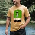 Alien Avoids Humans Sarcastic Introvert Humor Men's Comfort Colors T-Shirt Mustard