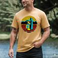 Arcade Game Machine Nostalgia Retro Gamer 80s 90s Men's Comfort Colors T-Shirt Mustard