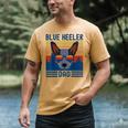Australian Cattle Dog Blue Heeler Dad Men's Comfort Colors T-Shirt Mustard