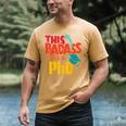 This Badass Has a PhD Doctor Graduation Men's Comfort Colors T-Shirt Mustard