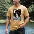 Bearded Dragon Tarot Card Beardie Mom Beardie Dad Men Women Men's Comfort Colors T-Shirt Mustard