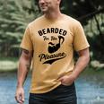 Bearded For Her Pleasure Bearded Dad Father Men's Comfort Colors T-Shirt Mustard