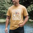 Best Cluckin' Dad Ever Chicken Lover Graphic Tees Cotton Polyester Casual Graphic Small Crew Neck Short Sleeve Men's Comfort Colors T-Shirt Mustard