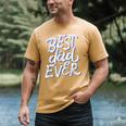 Best Dad Ever Men's Comfort Colors T-Shirt Mustard