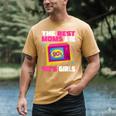 The Best Moms Are 90s Girls 90s Aesthetic Mom Nostalgia Men's Comfort Colors T-Shirt Mustard